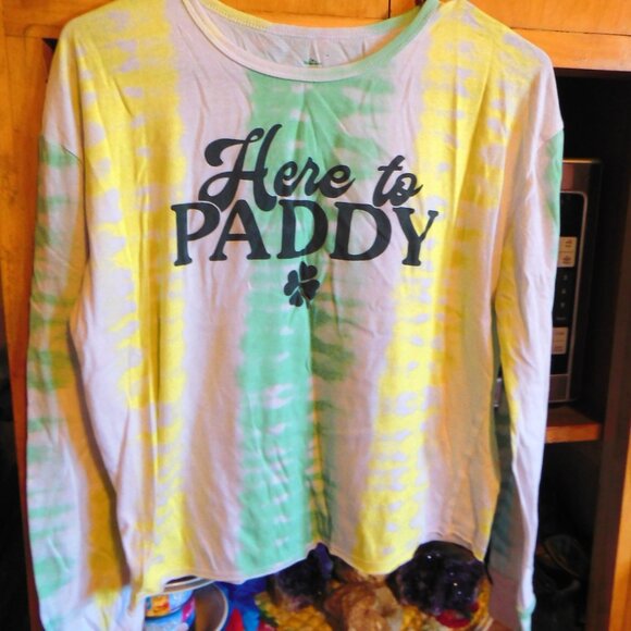 WOMEN'S MED (7-9) L.S. T-SHIRT - ST. PADDY'S DAY - Picture 2 of 5